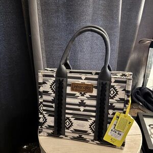 Wrangler Monochrome Geometric Tote